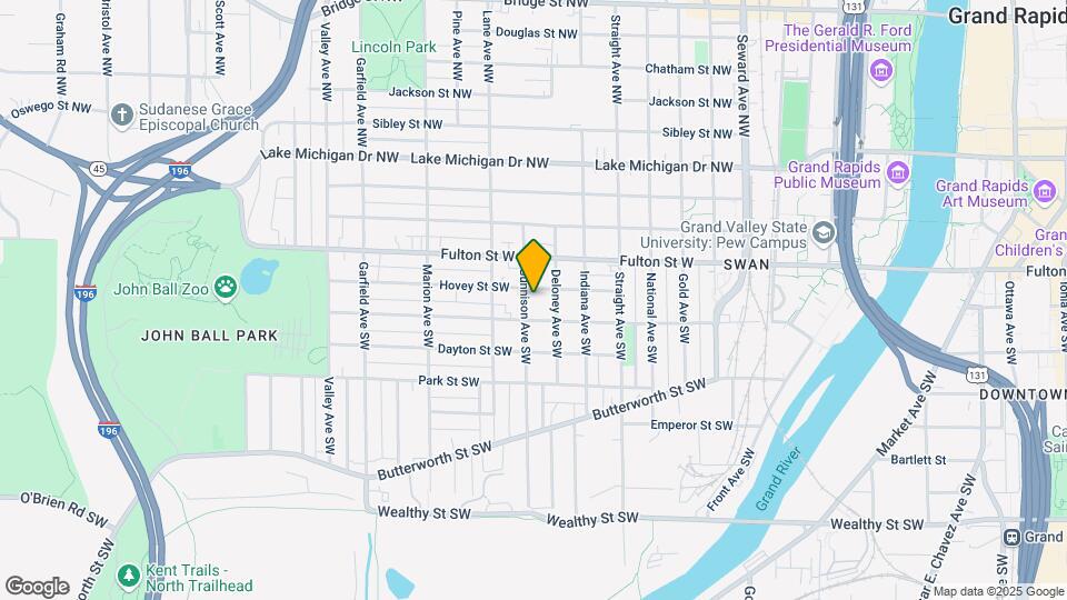 922 Hovey St SW Map and Location Details