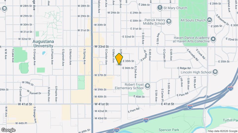 2713 S Phillips Ave Map and Location Details