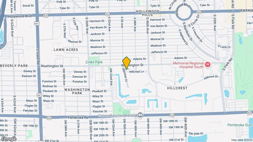 911 Hillcrest Ct Map and Location Details