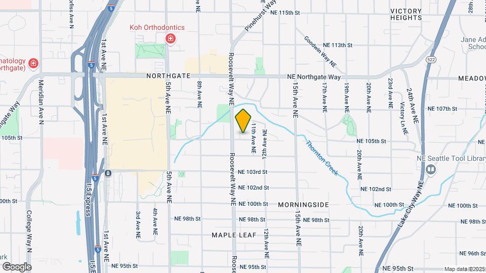 1016 NE 105th St Map and Location Details