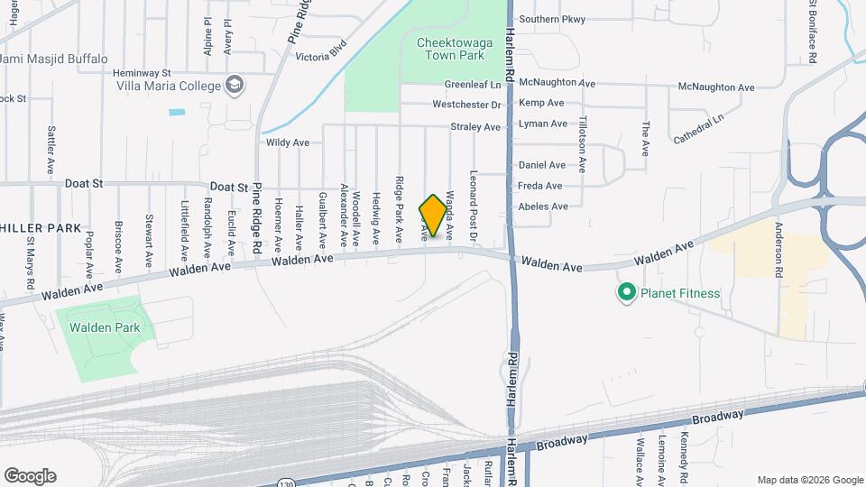 1302 Walden Ave, Unit 2nd Map and Location Details