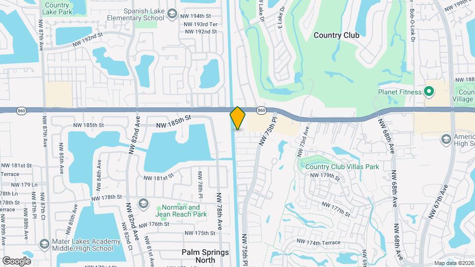 18394 NW 76th Path Map and Location Details