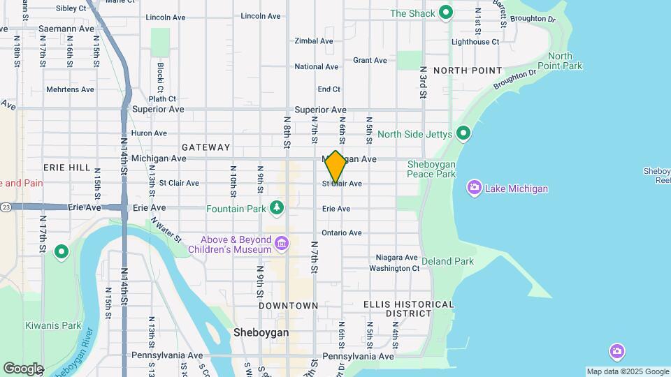 612 St Clair Ave Map and Location Details