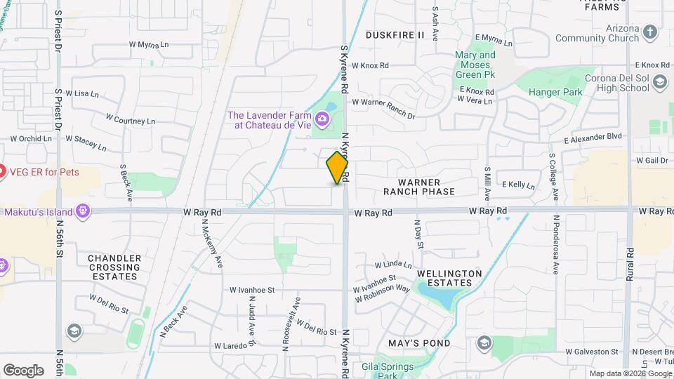 1081 N Brandon Dr Map and Location Details