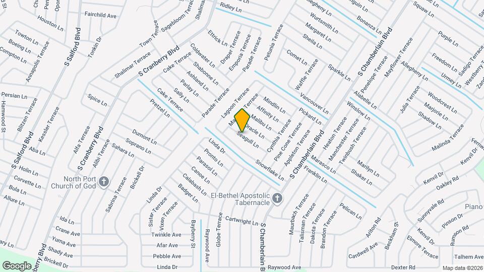 2607 Seagull Ln Map and Location Details