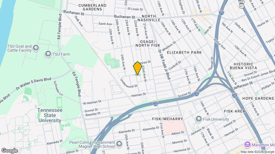 1506 23rd Ave N Map and Location Details