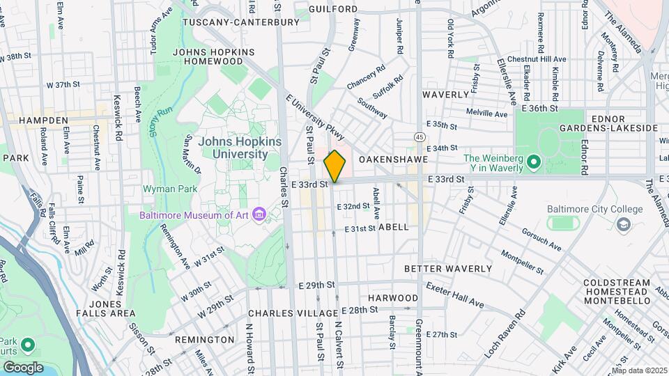 201 E 33rd St-Unit -1 Map and Location Details