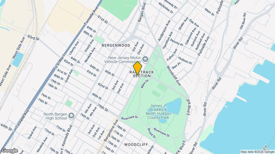 Braddock Park West Map and Location Details