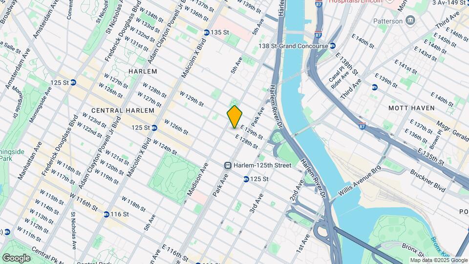 53 E 128th St Map and Location Details