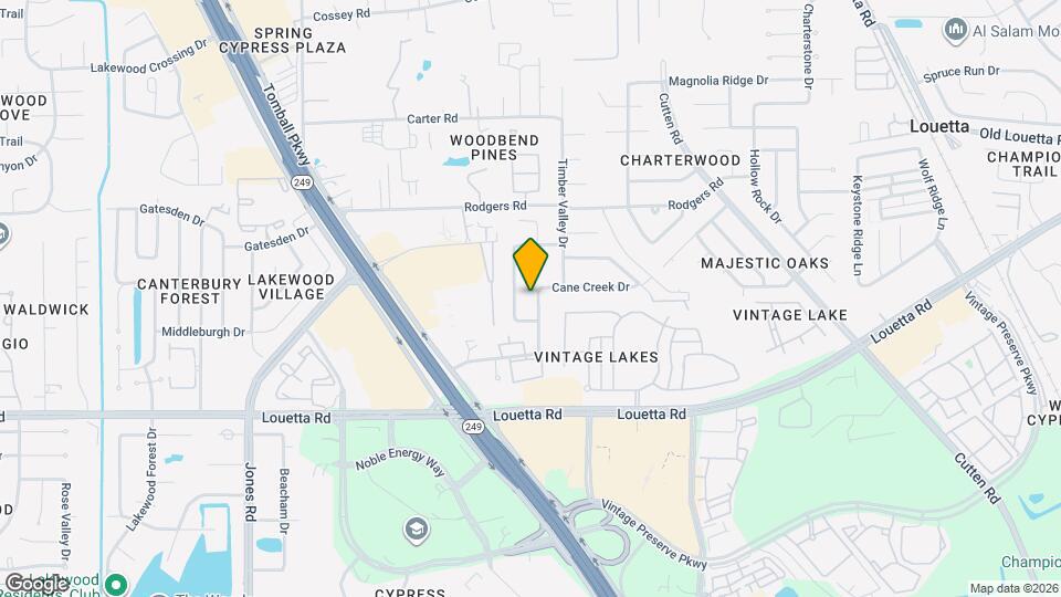 15815 Baytree Dr Map and Location Details