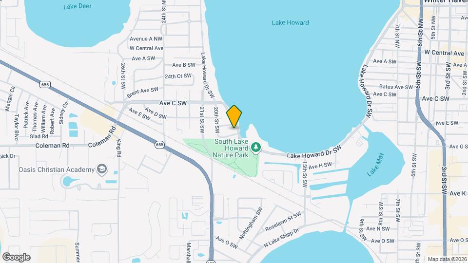 493 Lake Howard Dr SW Map and Location Details