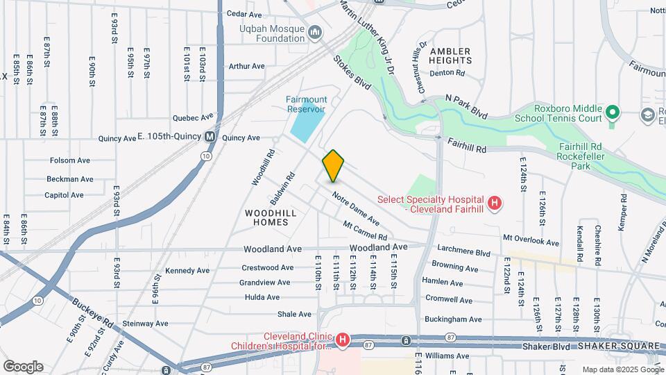 10917 Notre Dame Ave Map and Location Details