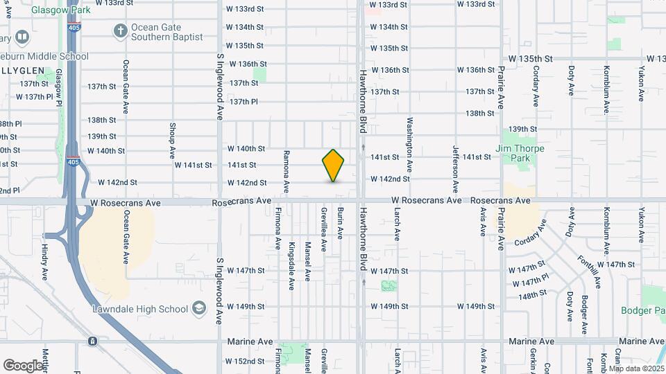 4464 W 142nd St Map and Location Details
