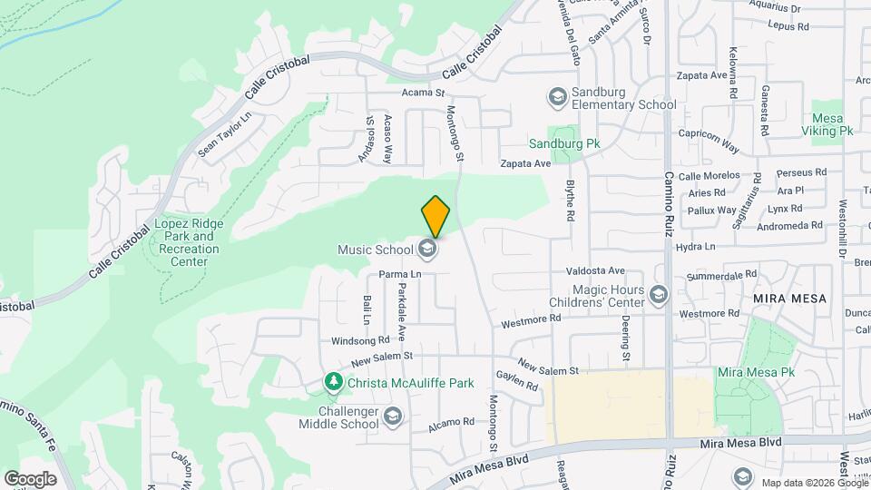 7795 Canyon Point Ln Map and Location Details