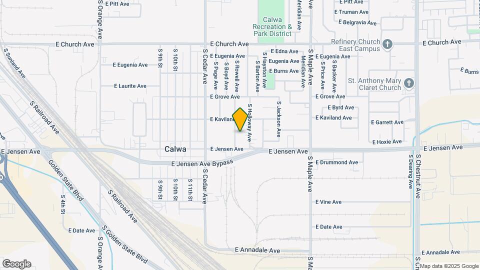 2567 S Rowell Ave Map and Location Details