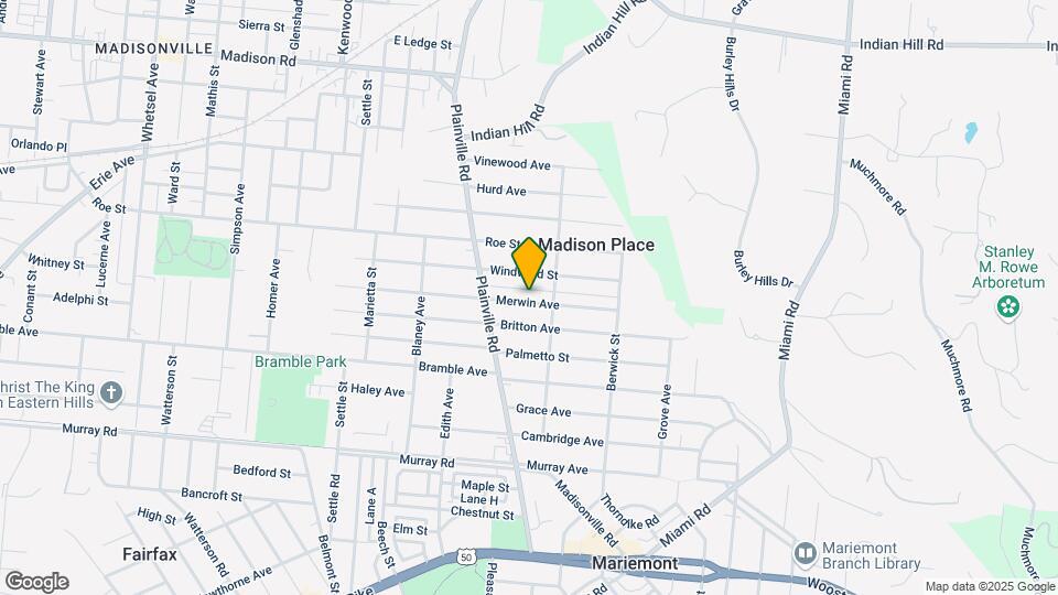 6828 Merwin Ave Map and Location Details