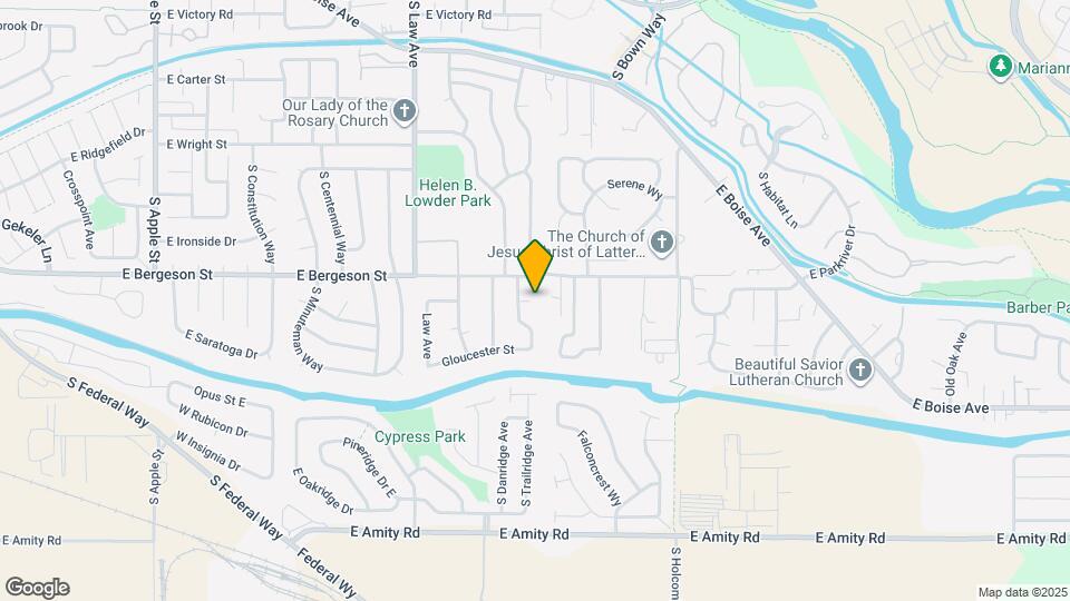 3892 S Pittsfield Way Map and Location Details