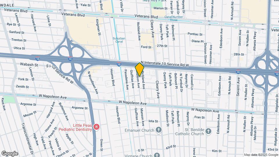 2405 Manson Ave Map and Location Details