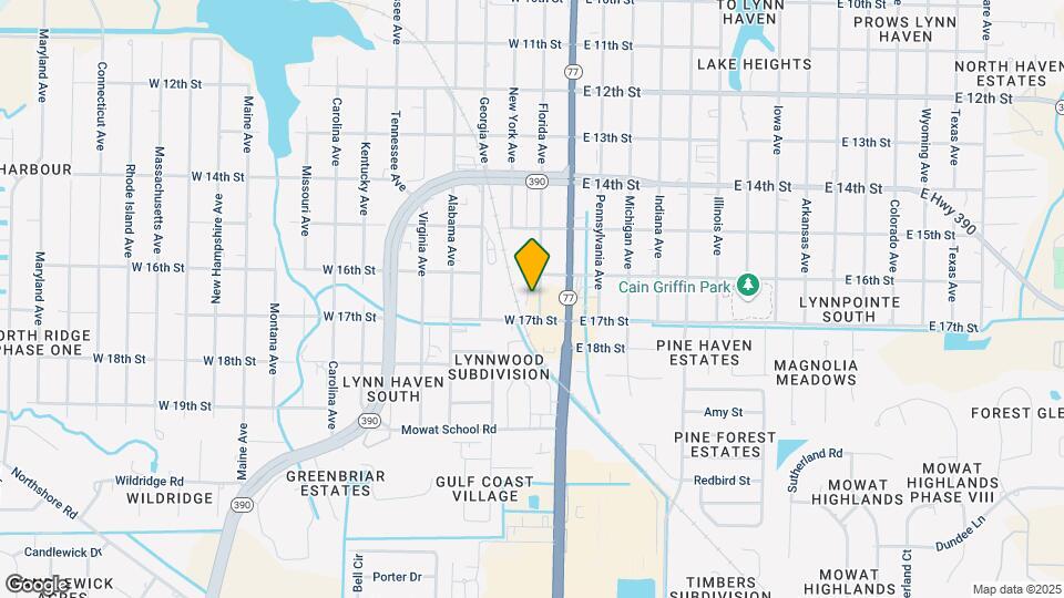 1600 Florida Ave Map and Location Details