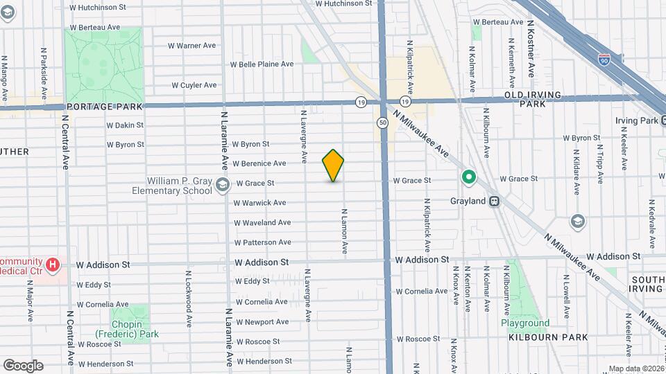 4911 W Grace St Map and Location Details
