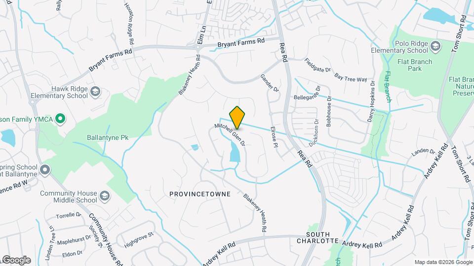 9405 Mitchell Glen Dr Map and Location Details