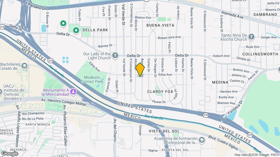 609 Barcelona Dr, Unit B Map and Location Details
