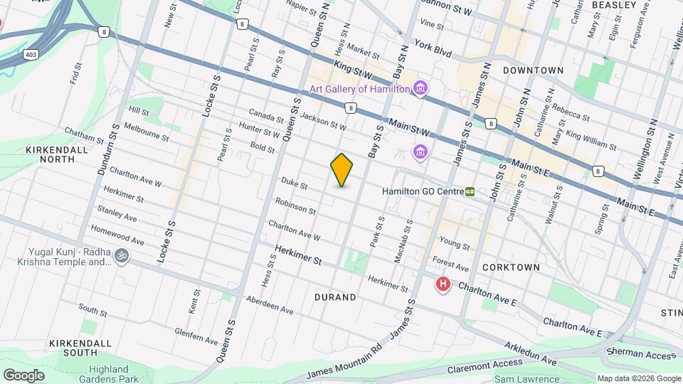 120 Duke St, Unit 102 Map and Location Details