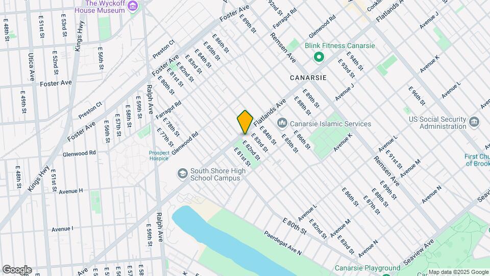 905 E 82nd St Map and Location Details