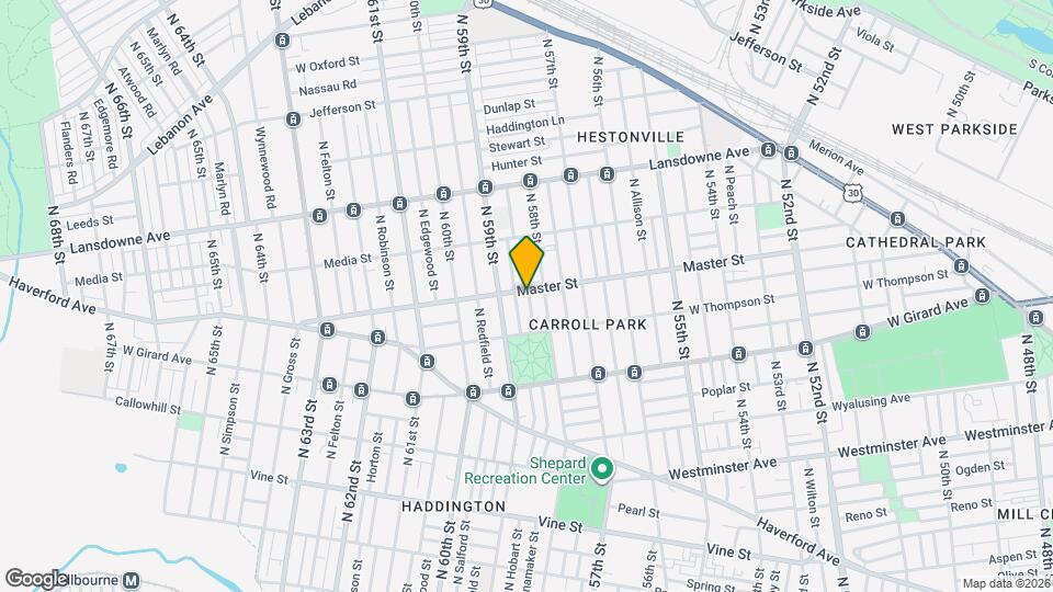 5814 Master St Map and Location Details
