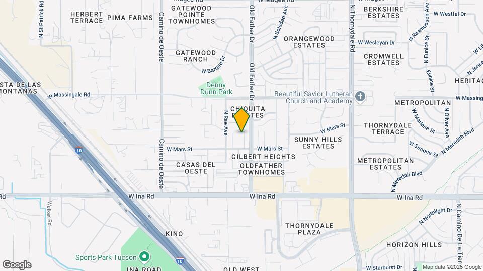 7441 N Gilbert Pl Map and Location Details