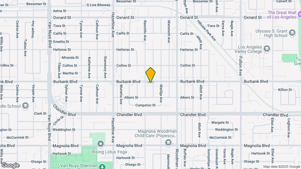 13838 Burbank Blvd Map and Location Details