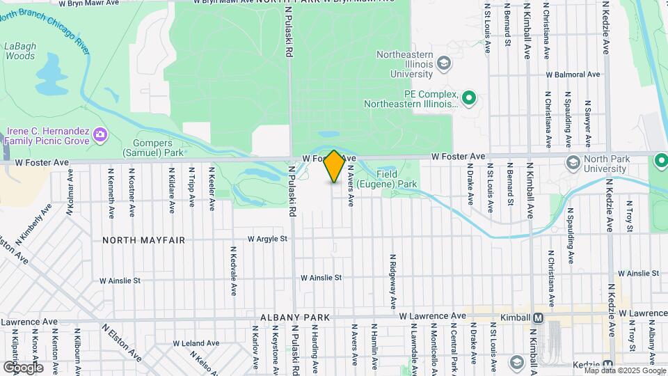 5115 N Springfield Ave Map and Location Details