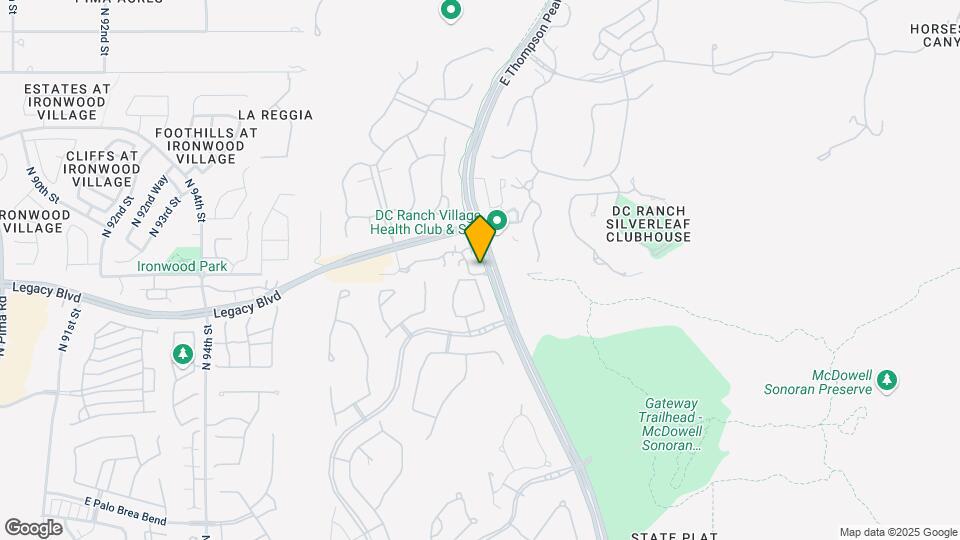 18650 E Thompson Peak Pky Mapa y Detalles de la Ubicación