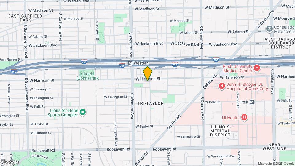 616 S Oakley Blvd Map and Location Details