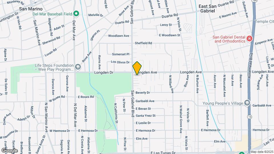 6268 N San Gabriel Blvd Map and Location Details