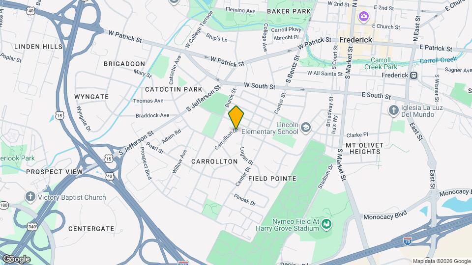 444 Carrollton Dr Map and Location Details