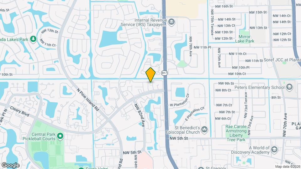 843 NW 81st Ave Map and Location Details
