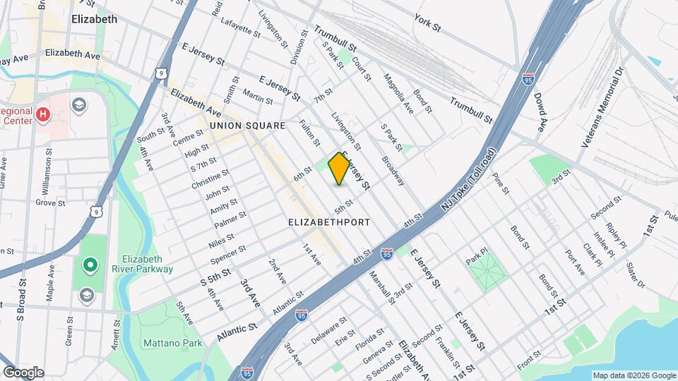 519 Franklin St Map and Location Details