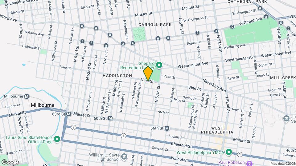 5742 Vine St Map and Location Details