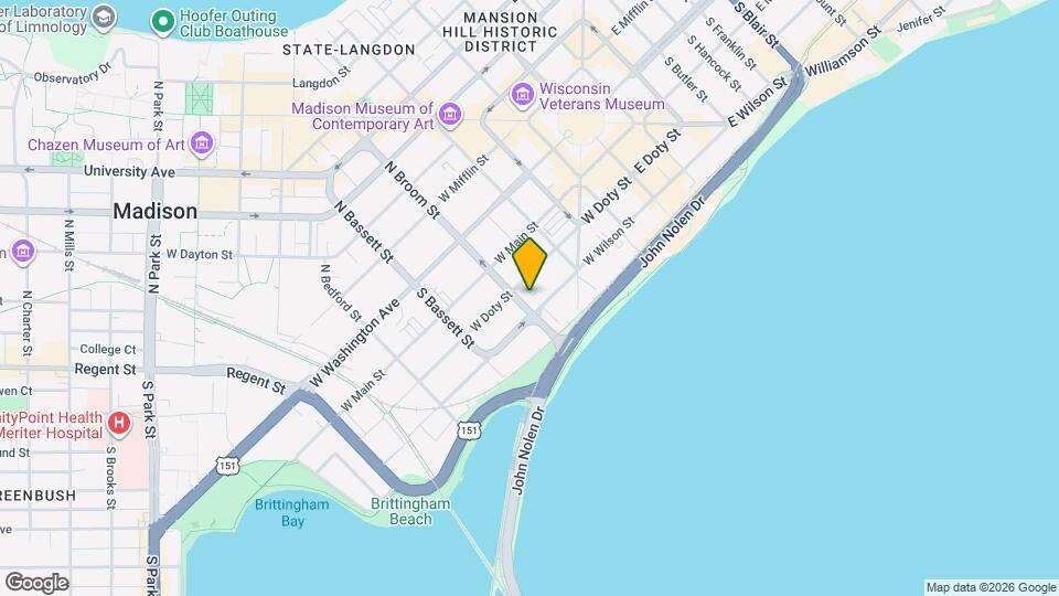 213 S Broom St, Unit 3 Map and Location Details