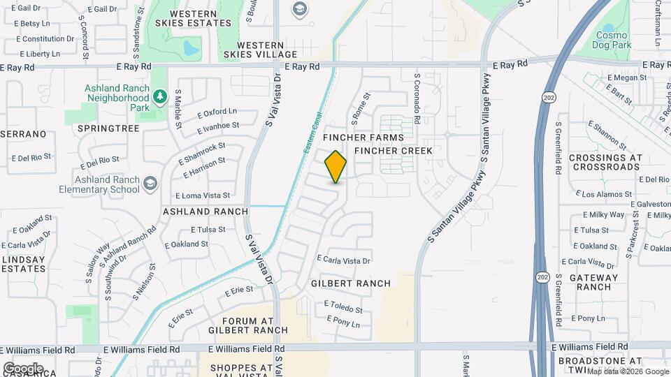 1768 E Los Alamos St Mapa y Detalles de la Ubicación