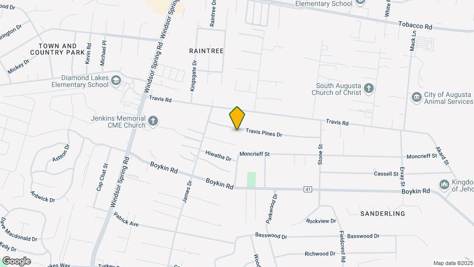 2380 Travis Pines Dr Map and Location Details