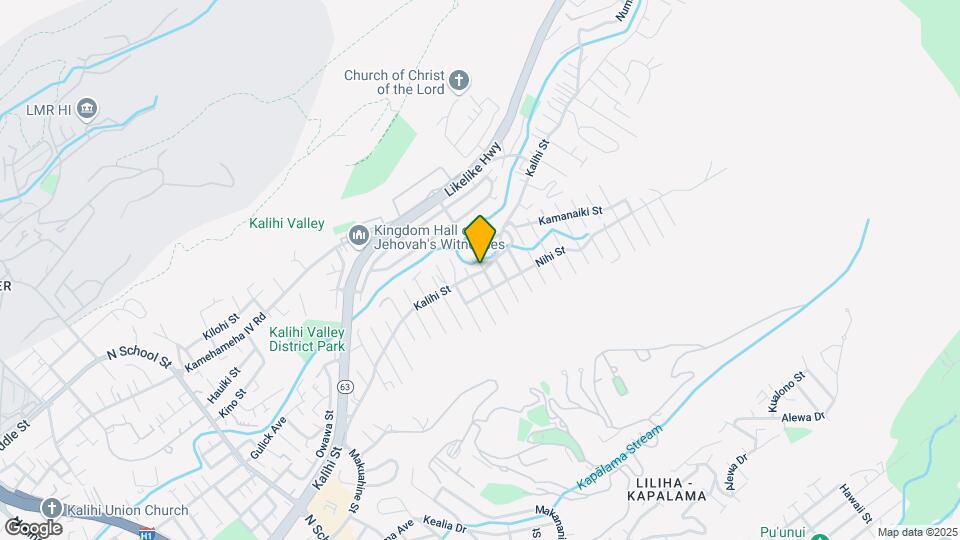 2416 Kalihi St Mapa y Detalles de la Ubicación