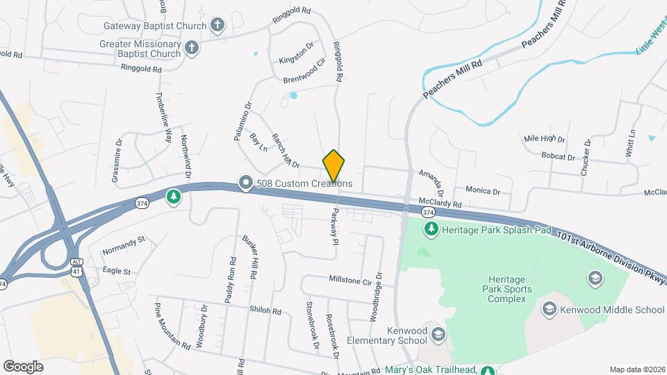 756 Ringgold Rd Map and Location Details