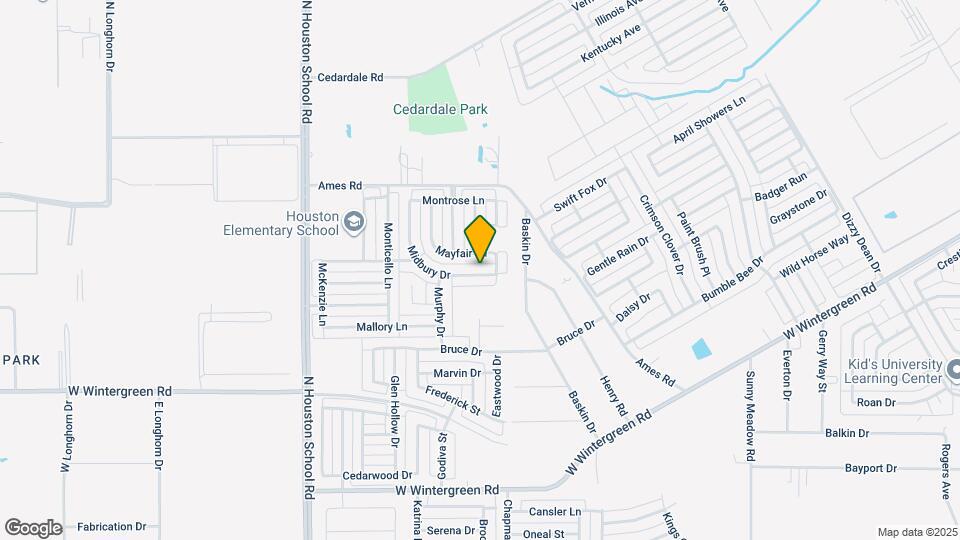 2213 Midbury Dr Map and Location Details