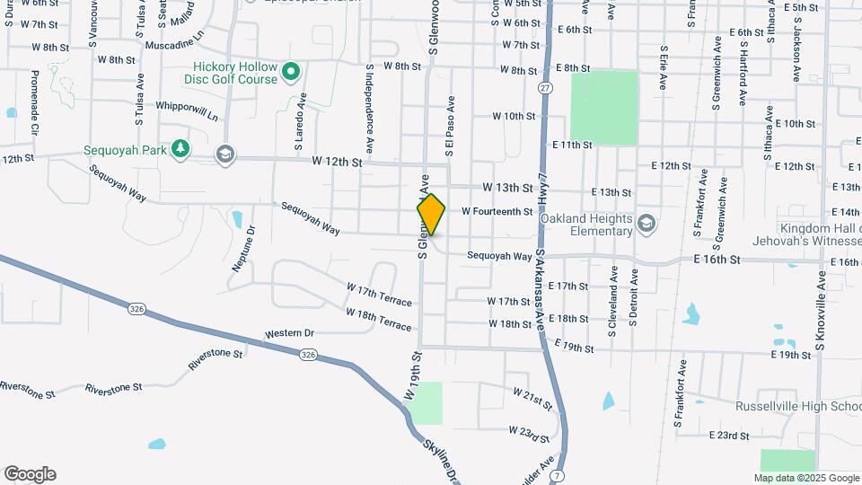 1601 S Glenwood Ave Map and Location Details