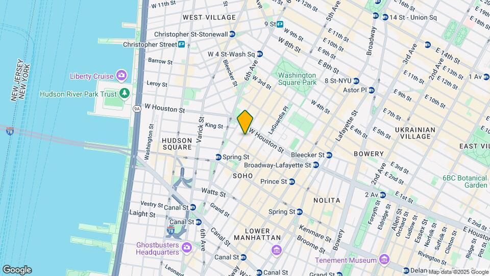Greenwich Village/Soho Map and Location Details