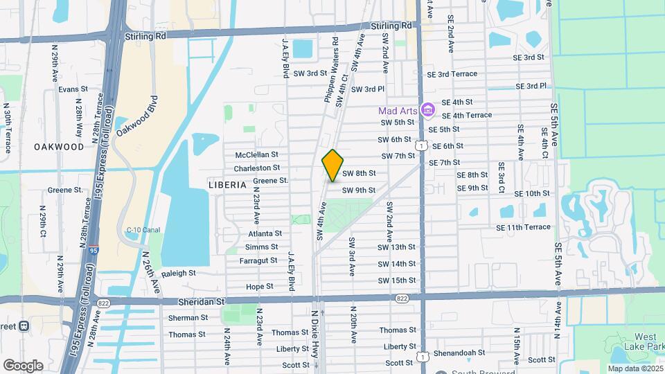 290 SW 9th St Map and Location Details