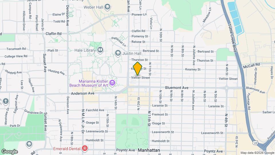 1202 Vattier Street Map and Location Details