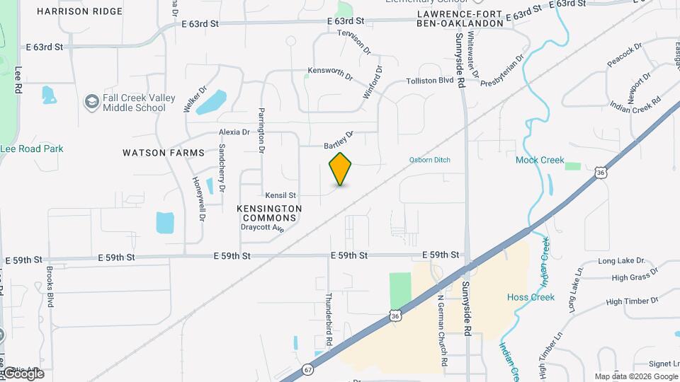 10549 Kensil St Map and Location Details